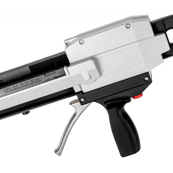 una pistola de silicona profesional 3m para cartuchos de dos componentes